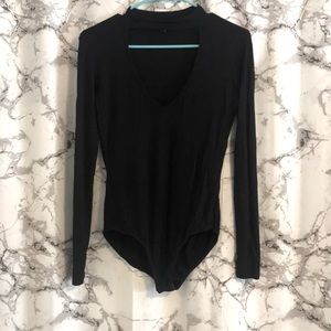 Kendal & Kylie Medium black women’s bodysuit